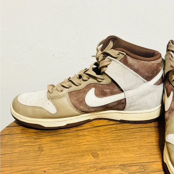 Nike Dunk High Light Chocolate DH5348-100 Men Size 9.5